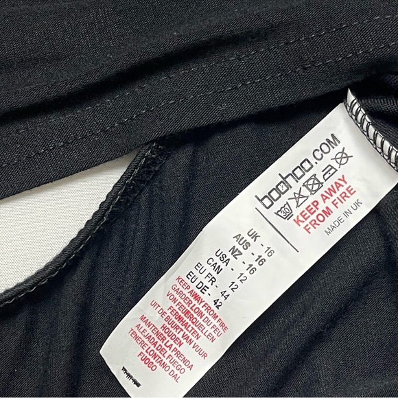 NWT Boohoo Open Back Long Sleeve Top - Picture 7 of 8